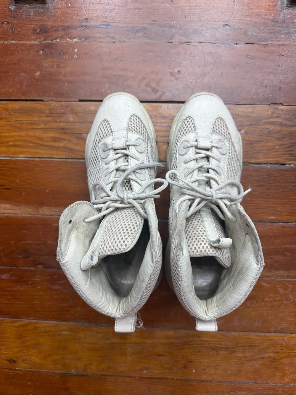 Jeffrey Campbell Women's High-Top Athletic Sneakers in Light Beige